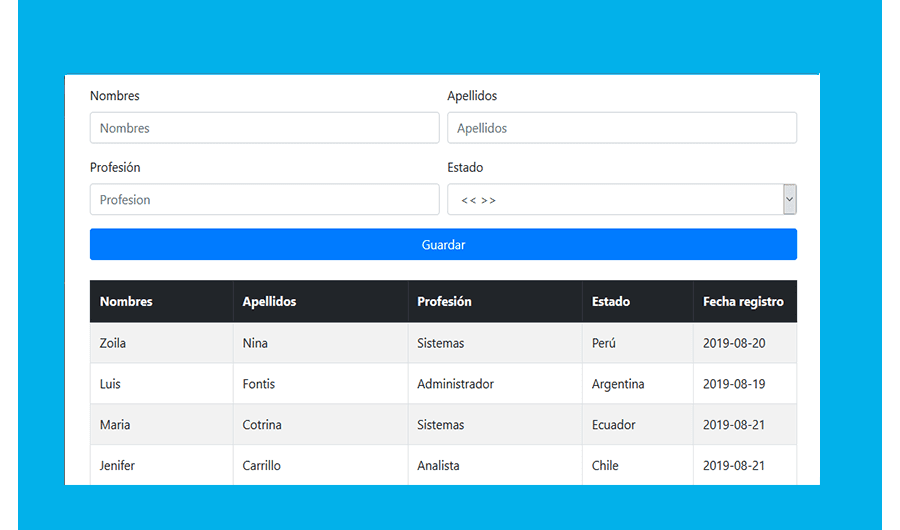 Descargar: Insertar Datos MySQL con PDO
