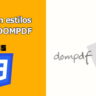 Tabla con estilos CSS en DOMPDF